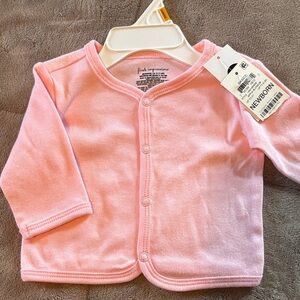 First Impressions Soft Pink Newborn Cardigan